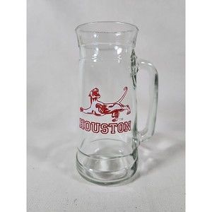Vintage University Of Houston Cougars Megaphone Glass Beer Mug
